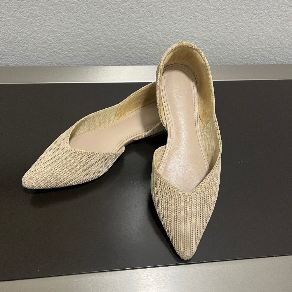 VIVAIA Pointed-Toe D'Orsay Flat   EU size 36 / US 5.5 - 6